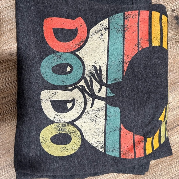 Mens XL gray t-shirt withDodo bird - Picture 3 of 4